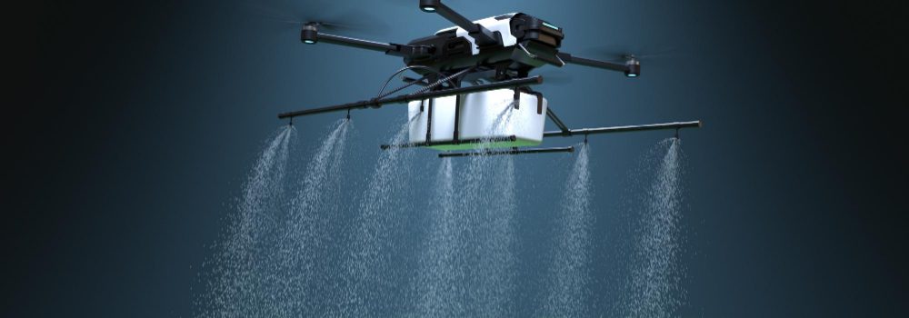 drone-spraying-fertilizer-vegetable-green-plants-agriculture-technology-farm-automation